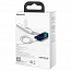 Кабель USB - Lightning для зарядки iPhone 1 м 2.4А Baseus Superior белый