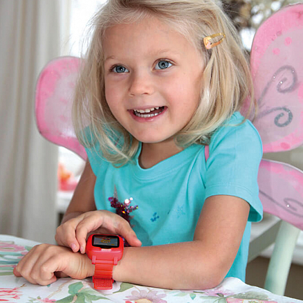 Детские умные часы с GPS и Wi-Fi трекером, видеозвонками и помощником Алиса Elari KidPhone 3G красные