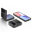 Чехол для Samsung Galaxy Z Flip 4 пластиковый ультратонкий с блестками Spigen Air Skin прозрачный