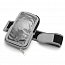 Чехол универсальный для телефона до 4.7 дюйма спортивный наручный GreenGo Zipper серо-черный
