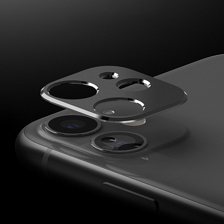 Защитная крышка на камеру iPhone 11 Ringke Camera Styling черная