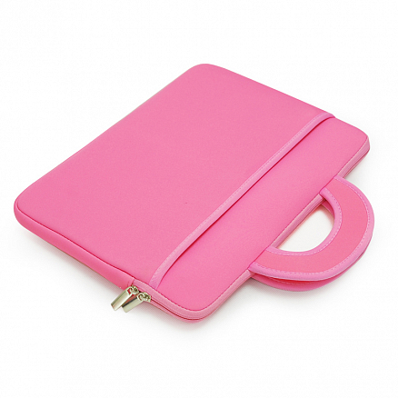 Сумка для ноутбука до 13 дюймов неопреновая с ручками GreenGo NPR4 розовая
