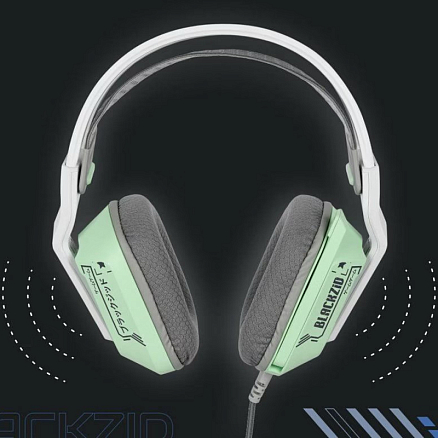 Наушники Blackzid H1 Testudo полноразмерные с микрофоном и RGB подсветкой игровые