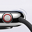 Защитное стекло для Apple Watch 44 мм на весь экран противоударное Baseus 0,2 мм черное