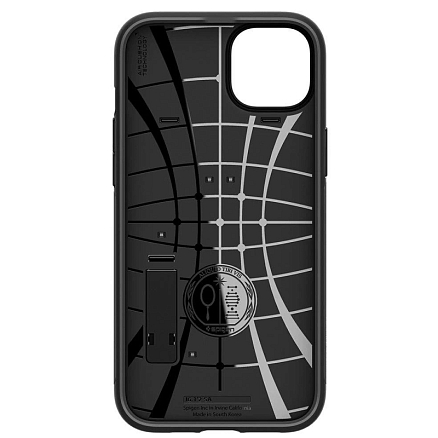 Чехол для iPhone 14 гибридный Spigen Slim Armor черный
