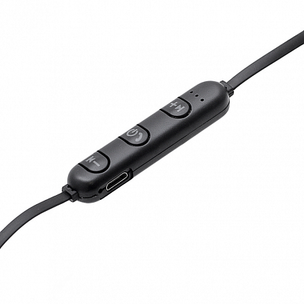 Наушники беспроводные Bluetooth ISA BE-05 вакуумные с микрофоном для спорта черные