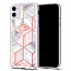 Чехол для iPhone 11 гибридный Spigen SGP Ciel Etoile Marble розовый