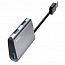USB 3.0 HUB (разветвитель) на 3 порта Baseus Enjoyment серый