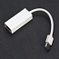 Переходник USB 3.0 - Gigabit Ethernet длина 19 см Ugreen CR111 белый