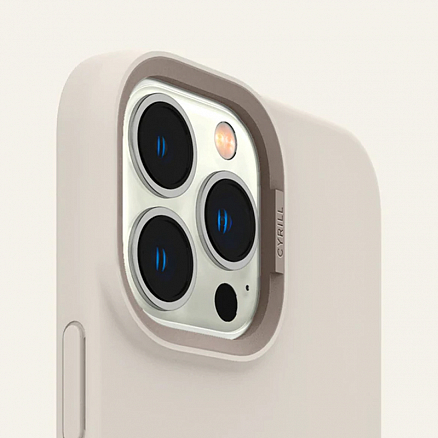 Чехол для iPhone 13 Pro гелевый Spigen Cyrill Palette Color Brick серый
