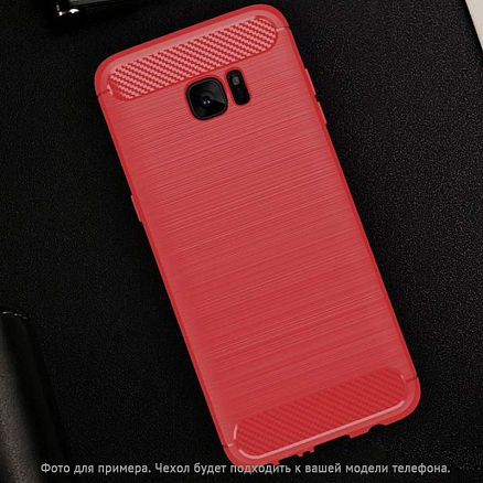 Чехол для Xiaomi Pocophone F1 гелевый GreenGo Simple красный