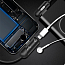 Кабель USB - Lightning для зарядки iPhone с аудиовходом Lightning 1 м 2.4А XO NB38 черный