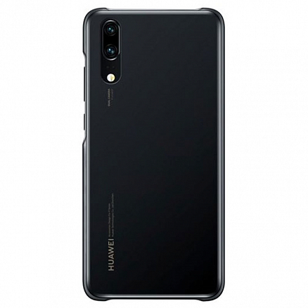 Чехол для Huawei P20 пластиковый оригинальный Color Case черный