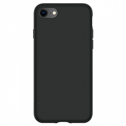 Чехол для iPhone 7, 8 гелевый ультратонкий Spigen SGP Liquid Crystal черный матовый
