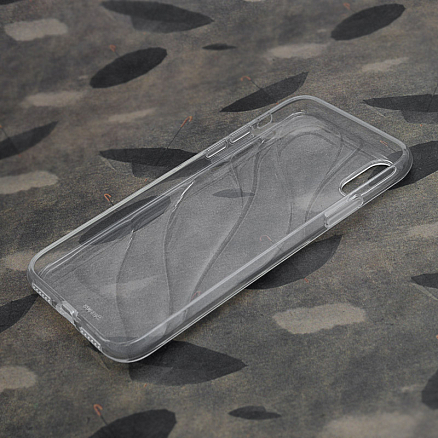 Чехол для iPhone X, XS гелевый ультратонкий Baseus Water прозрачный