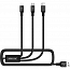 Беспроводная зарядка (быстрая), чехол для iPhone XR и кабель 3-в-1 Nillkin Fancy Gift (подарочный комплект) черные