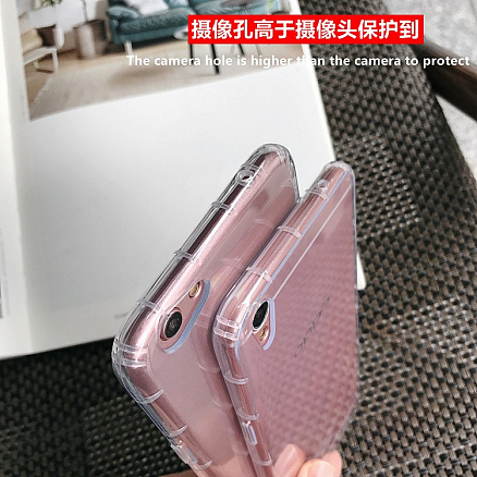 Чехол для Xiaomi Mi 6 Plus гелевый с загибом на экран Costa Line прозрачный