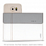 Чехол для телефона от 5.2 до 5.4 дюйма универсальный кожаный - книжка GreenGo Smart Fold белый