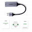 Переходник USB 3.0 - Ethernet длина 10 см Ugreen CM209 серый