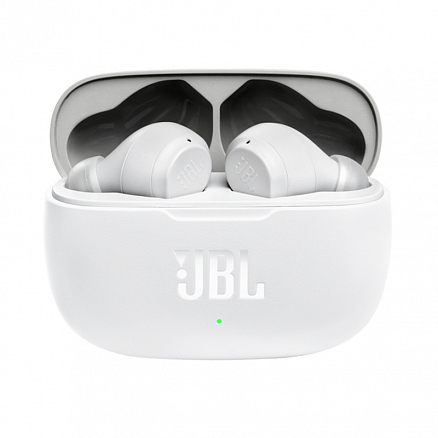 Наушники TWS беспроводные JBL Wave 200 вакуумные с микрофоном белые