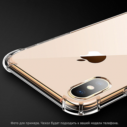 Чехол для iPhone 6, 6S гелевый 4Corners прозрачный