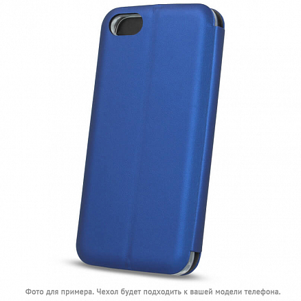 Чехол для Samsung Galaxy A51 кожаный - книжка GreenGo Smart Diva синий