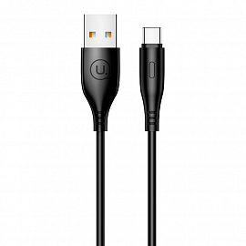 Кабель Type-C - USB 2.0 для зарядки 1 м 2A Usams U18 черный
