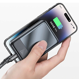 Внешний аккумулятор McDodo CH-4261 с беспроводной зарядкой MagSafe 10000мАч 20Вт черный Внешний аккумулятор McDodo CH-4261 с беспроводной зарядкой MagSafe 10000мАч 20Вт черный