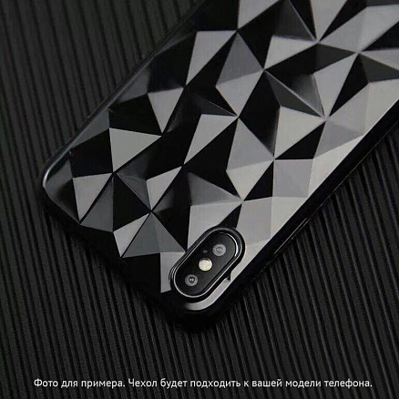 Чехол для Huawei P20 Lite, Nova 3e гелевый GreenGo Geometric черный