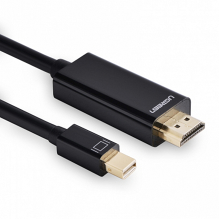 Кабель Mini DisplayPort - HDMI (папа - папа) длина 3 м 4K Ugreen MD101 черный
