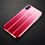 Чехол для iPhone XS Max пластиковый тонкий Baseus Aurora прозрачно-розовый 