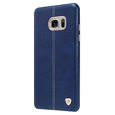 Чехол для Samsung Galaxy Note 7 кожаный на заднюю крышку Nillkin Englon синий