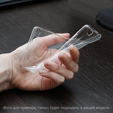 Чехол для Asus Zenfone Selfie ультратонкий гелевый 0,5мм Nova Crystal прозрачный
