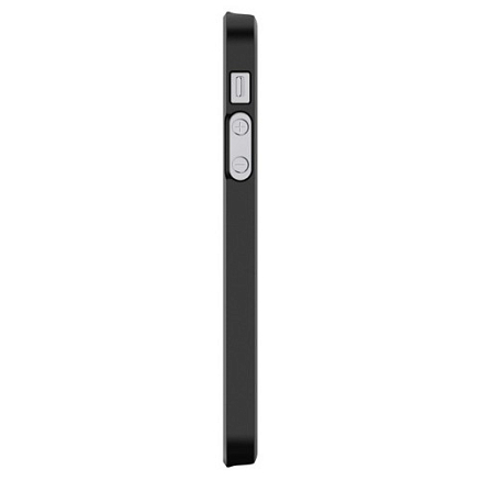 Чехол для iPhone 5, 5S, SE пластиковый тонкий Spigen SGP Thin Fit черный
