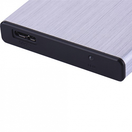Корпус для внешнего жесткого диска 2.5 дюйма USB 3.0 Blueendless серебристый