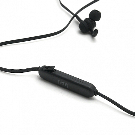 Наушники беспроводные Bluetooth ISA BE-04 вакуумные с микрофоном для спорта черные