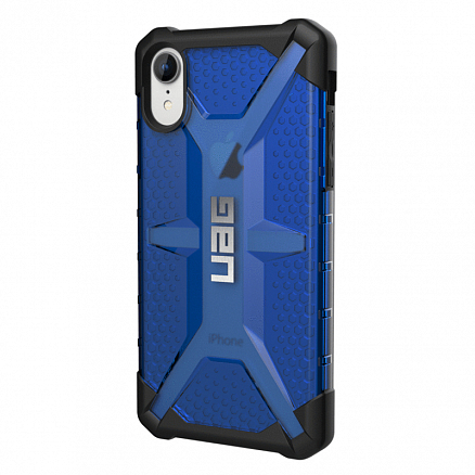 Чехол для iPhone XR гибридный для экстремальной защиты Urban Armor Gear UAG Plasma синий