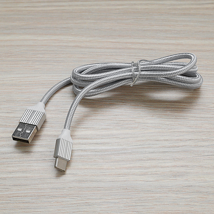 Зарядное устройство сетевое с USB входом 3А и Type-C кабелем Ldnio A1302Q (быстрая зарядка QC 3.0) белое