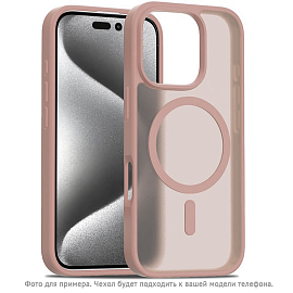 Чехол для iPhone 16 Pro Max гибридный Matt Case MagSafe прозрачно-коричневый Чехол для iPhone 16 Pro Max гибридный Matt Case MagSafe прозрачно-коричневый