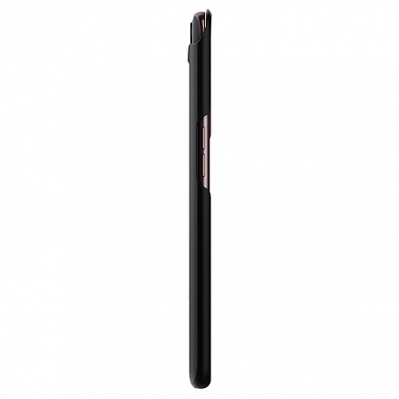 Чехол для Samsung Galaxy A80 пластиковый тонкий Spigen SGP Thin Fit черный