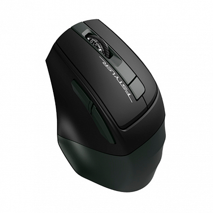 Мышь беспроводная Bluetooth оптическая A4Tech FSTyler FB35 черно-зеленая