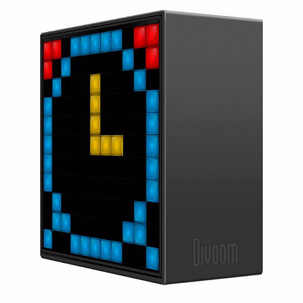 Портативная колонка Divoom TimeBox с  диодным дисплеем черная