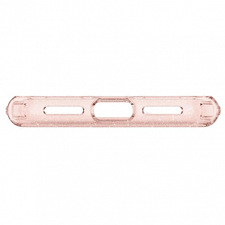 Чехол для iPhone X, XS гелевый с блестками Spigen SGP Liquid Crystal Glitter прозрачный розовый