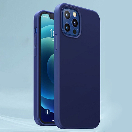 Чехол для iPhone 12 Pro Max силиконовый Ugreen LP419 синий