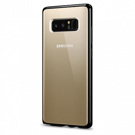Чехол для Samsung Galaxy Note 8 гибридный Spigen SGP Ultra Hybrid прозрачно-черный глянцевый