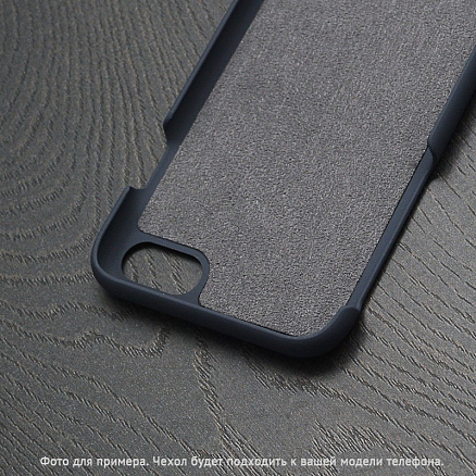 Чехол для Xiaomi Redmi Note 5A Prime пластиковый Soft-touch темно-серый