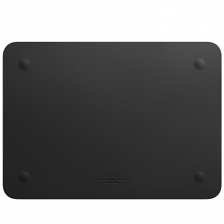 Чехол для Apple MacBook 12 A1534 кожаный футляр WiWU Skin темно-серый