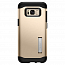 Чехол для Samsung Galaxy S8 G950F гибридный тонкий Spigen SGP Slim Armor черно-золотистый