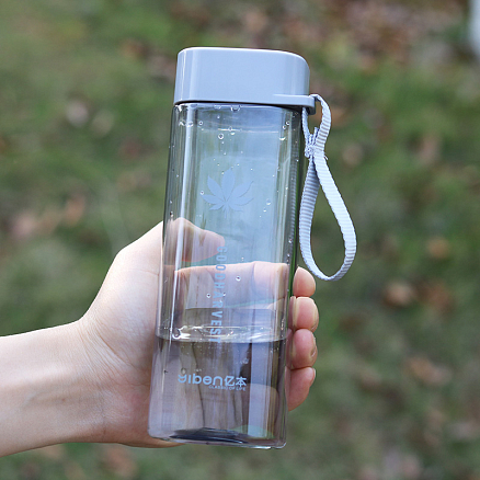 Бутылка для воды  WaterPlants 500 мл серая
