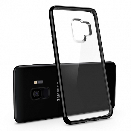 Чехол для Samsung Galaxy S9 гибридный Spigen SGP Ultra Hybrid прозрачно-черный